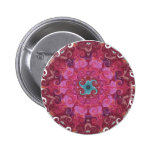Botón de la mandala de Bhuvaneshwari Yantra Pins