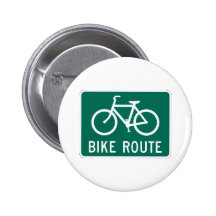 Botón de la muestra de la ruta de la bicicleta pins