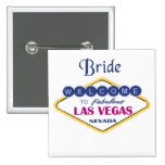 Botón de la novia de Las Vegas Pin
