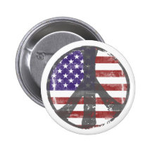 Botón de la paz de los E.E.U.U. Pins