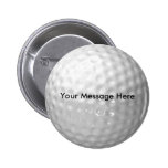 Botón de la pelota de golf pins