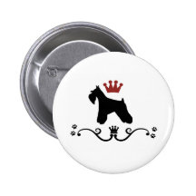 Botón de la regla de los Schnauzers Pins