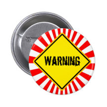 botón de la señal de peligro pin