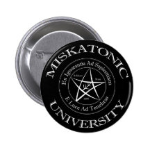 Botón de la universidad de Miskatonic Pins