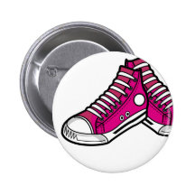 Botón de la zapatilla de deporte del baloncesto pins