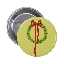 Botón de las guirnaldas del navidad pin