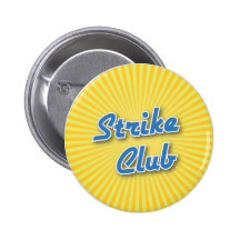 Botón de los bolos: Club de la huelga Pins