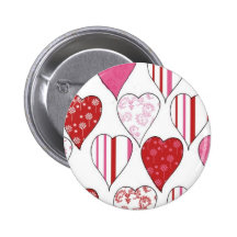 Botón de los corazones pins