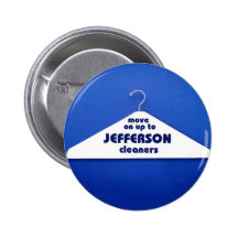 Botón de los limpiadores de Jefferson Pins