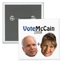 Botón de McCain del voto Pins