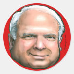 Botón de McCain Etiqueta