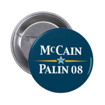 Botón de McCain Palin 2008 Pins