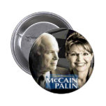 Botón de McCain Palin Pin