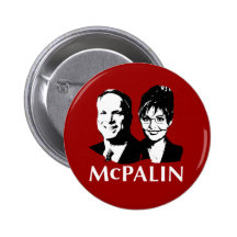 Botón de McPalin 2008 Pin