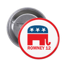 Botón de Mitt Romney 2012 Pins