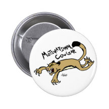 Botón de motivación del puma pin