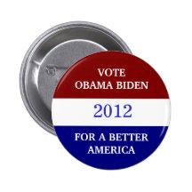 Botón de OBAMA BIDEN 2012