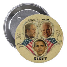 Botón de Obama/Bush.McCain Pins