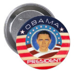 Botón de Obama dentro de un botón Pin