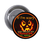 Botón de ObamaCare Halloween Pin