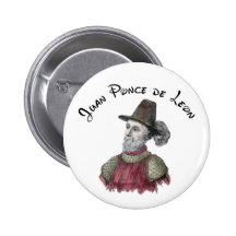Botón de Ponce de León Pin