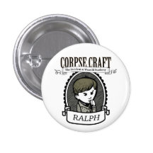 Botón de Rafael del arte del cadáver Pins
