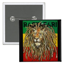 Botón de Rastafari Pins