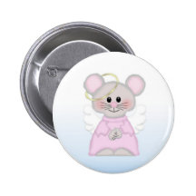 Botón de ratón de la angélica pins
