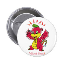 Botón de Rockstar™ del dragón Pin