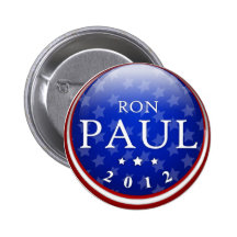 Botón de Ron Paul 2012 Pins