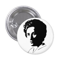 Botón de Rosa Luxemburg Pin
