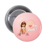 Botón de Sadie del día de padres Pin