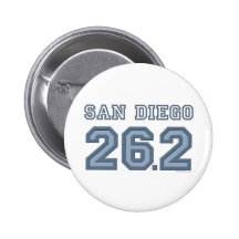 Botón de San Diego 26,2 Pins