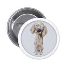 Botón de Weimaraner Pin