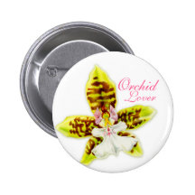 Botón del amante de la orquídea pins