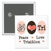 Botón del amor de la paz tri pin