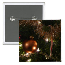 Botón del árbol de navidad pin