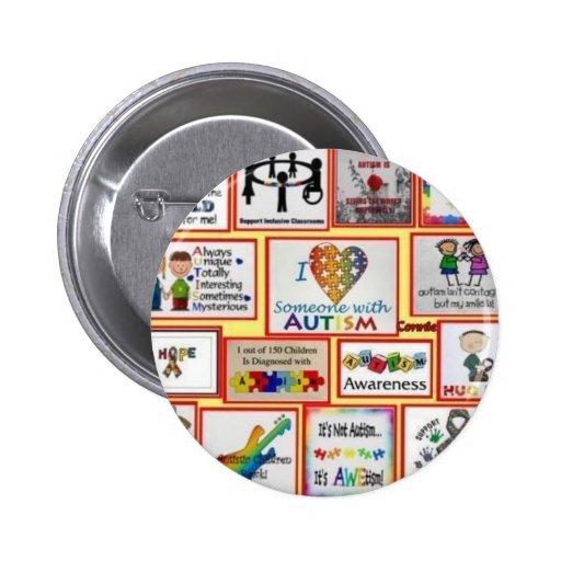 botón del autismo pins