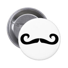 Botón del bigote pin