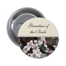 botón del boda de la flor del ciruelo