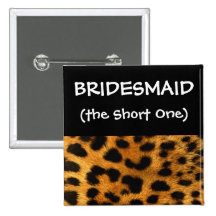 Botón del boda del leopardo pin