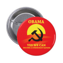 Botón del comunista de Obama