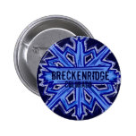 Botón del copo de nieve de Breckenridge Colorado Pin