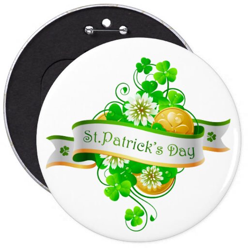 Botón del día 20 de St Patrick Pins