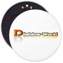 Botón del Diablos-Mundo Pin