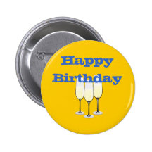 Botón del feliz cumpleaños pin