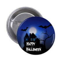 Botón del feliz Halloween