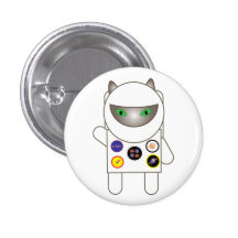 Botón del gato del gatito del astronauta pins