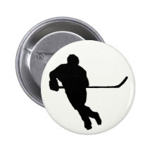 Botón del hockey sobre hielo pin