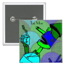 Botón del hombre de la lata pins